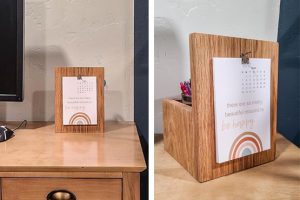 Desk Calendar & Pencil Holder