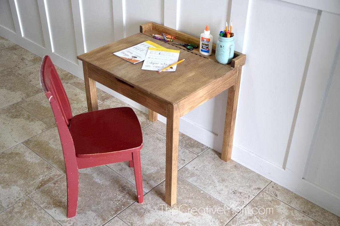 diy child desk