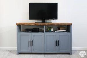 DIY Live Edge Cabinet
