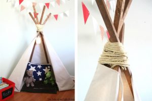 DIY No-Sew Teepee
