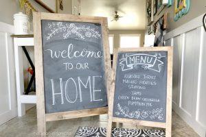 Large Easel Chalkboard