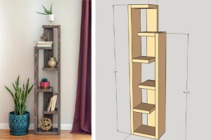 Easy Modern Bookshelf