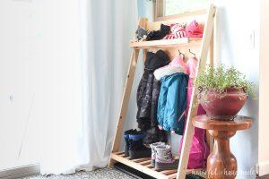 Fold-Away Mudroom
