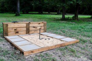Horseshoe Pit Frame