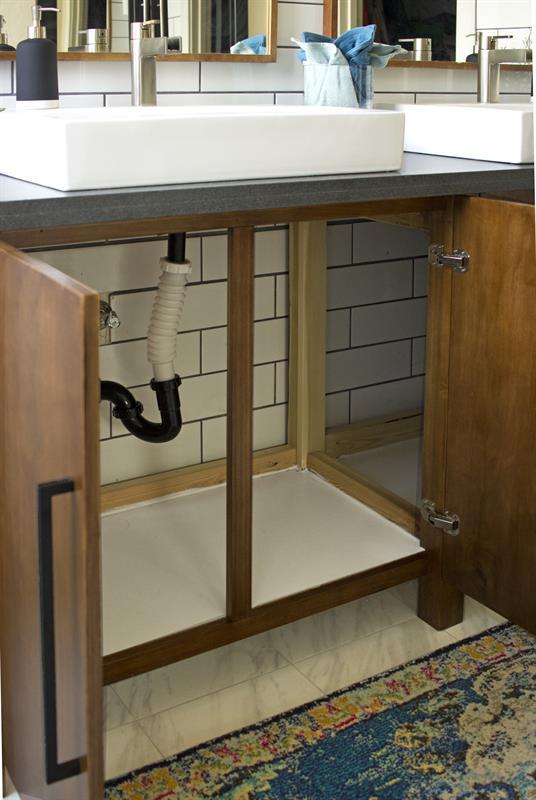 how-to-make-modern-wood-double-vanity-simple-flat-front