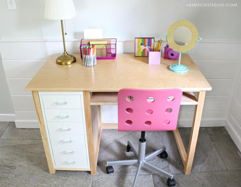 ikea desk hack front view