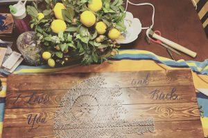 String art wall decor