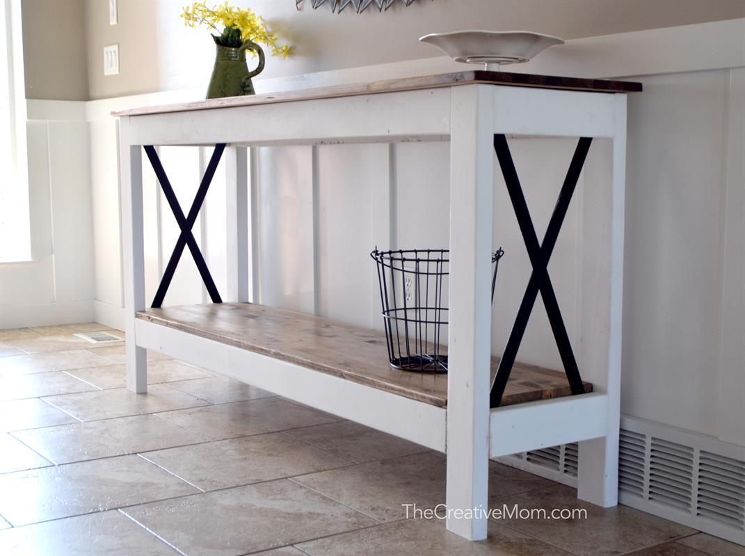 indusrial farmhouse table