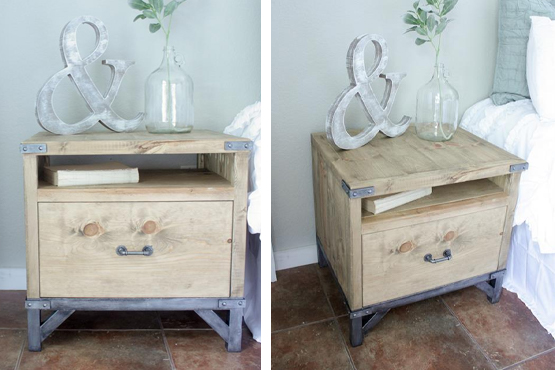 Industrial Nightstand