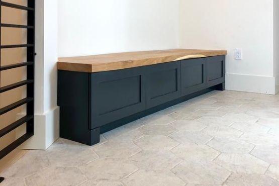 Built-In Mudroom Bench