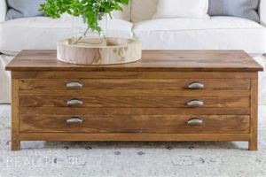 Printmaker’s Coffee Table | RH Inspired