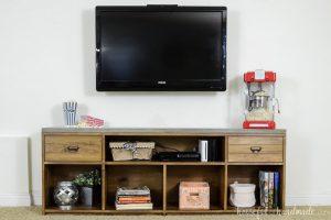 Rustic Industrial TV Stand