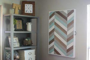 Spare Table that Doubles as Wall Art