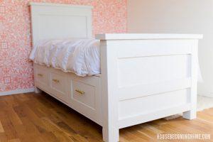 Twin Bed with Storage