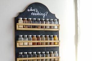 Wall Mounted Spice Rack