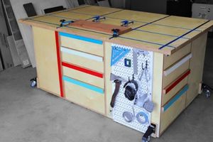 Workbench Assembly Table w/ LOTS of Storage