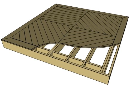 Dress up your deck with patterned decking