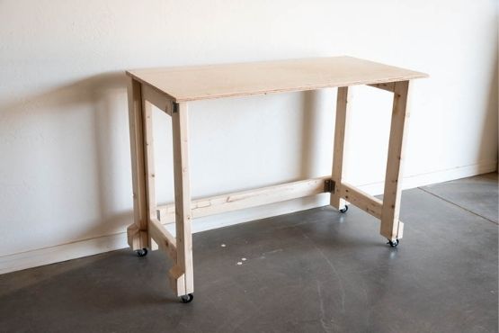 Folding Mobile Workbench