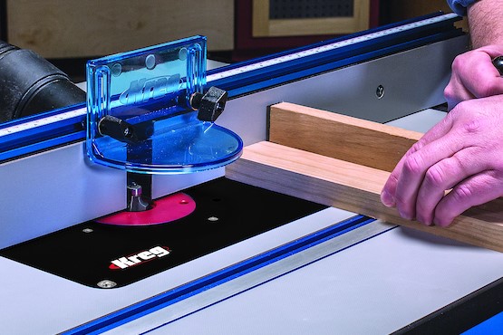 How to drill router-mounting holes in the Kreg Precision Router Table Insert Plate