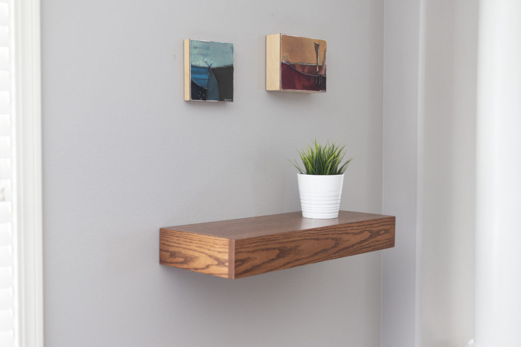Floating Shelf + Storage