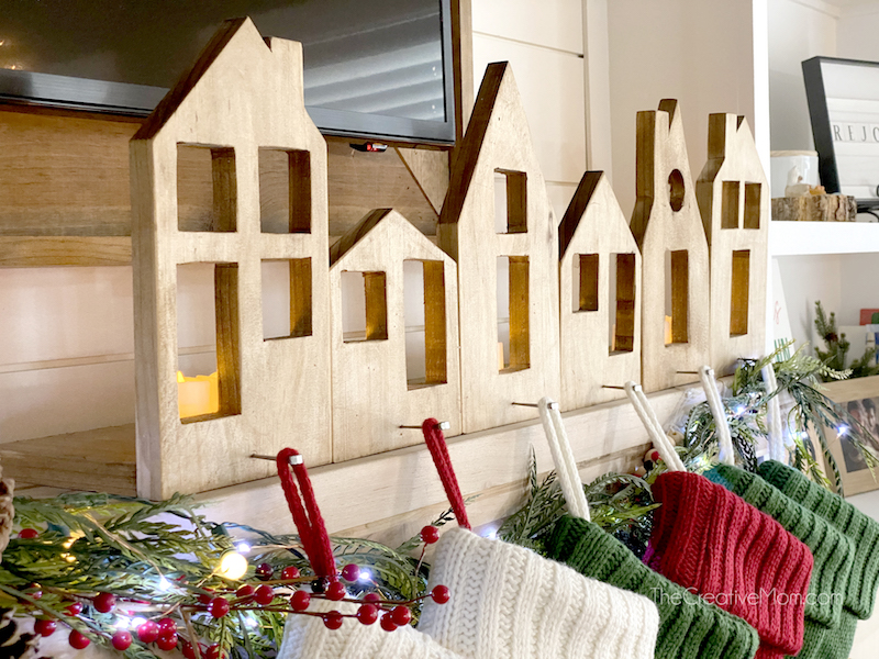 diy-christmas-village-wood