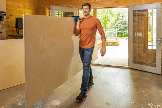How to easily move sheet goods