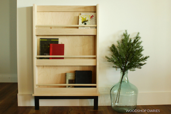 DIY Book or Shoe Rack Plans
