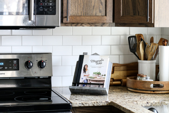 Wooden Cookbook Holder