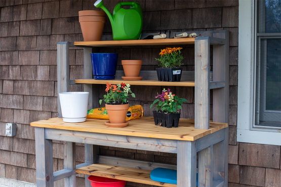 Dual-Purpose Outdoor Bench