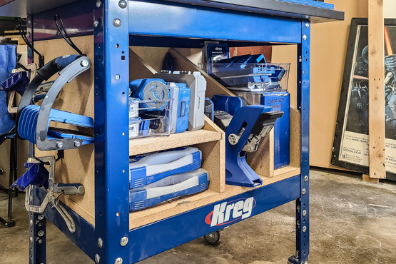 Tool Storage Shelves
