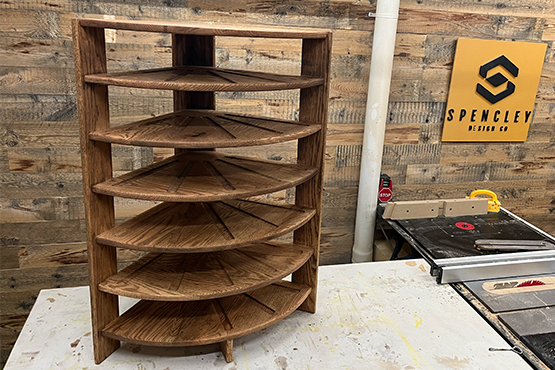 Corner Wine Rack