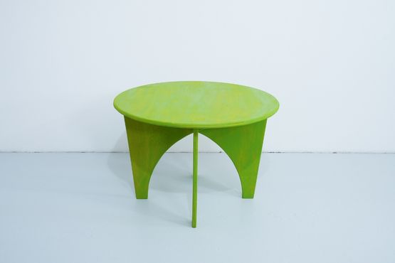 Round Plywood Coffee Table