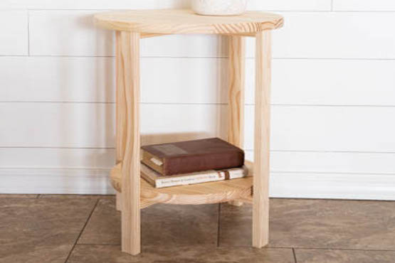 Simple Round Side Table