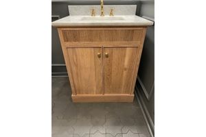 Fluted Bathroom Vanity