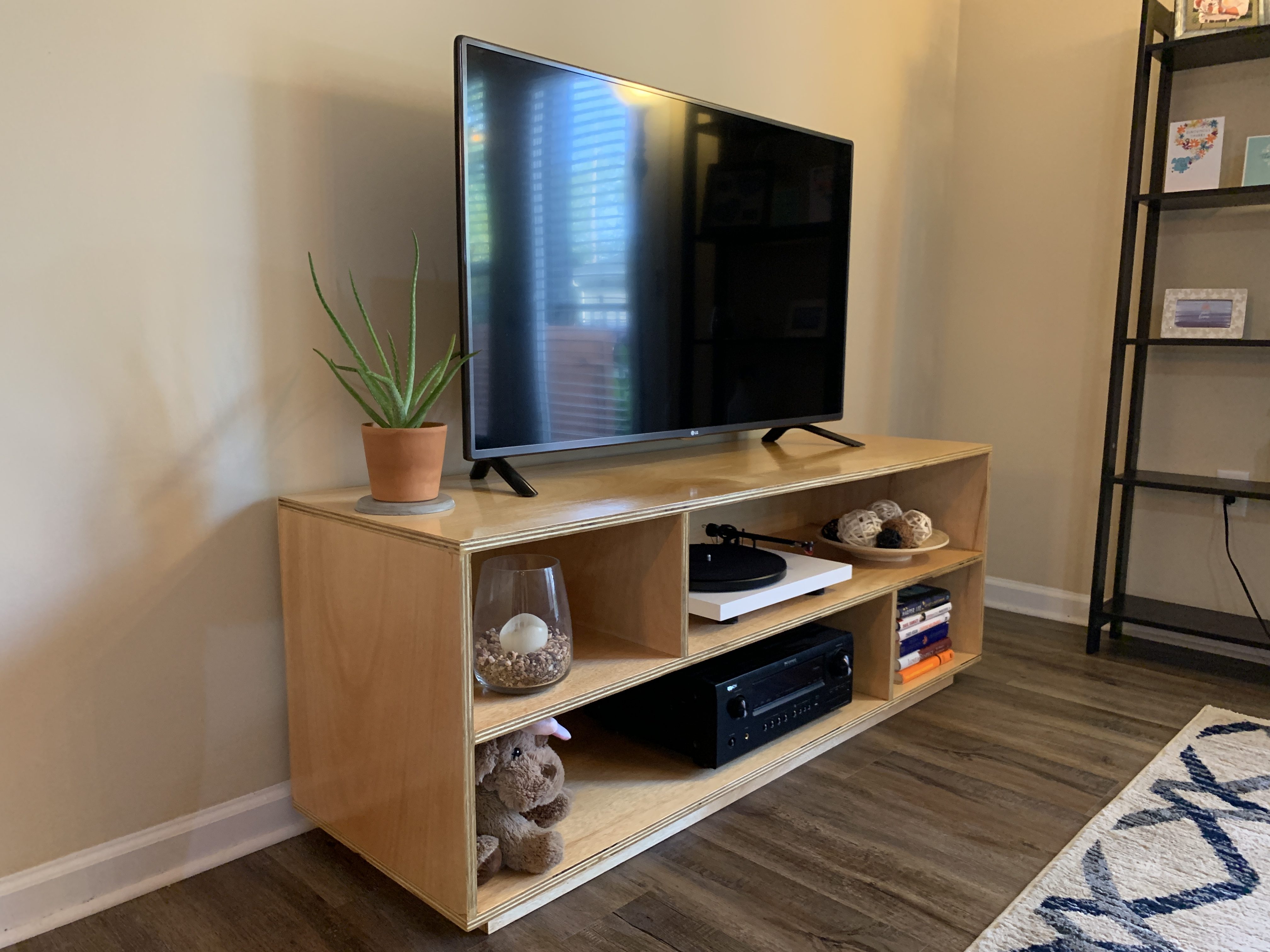 Plywood Media Console