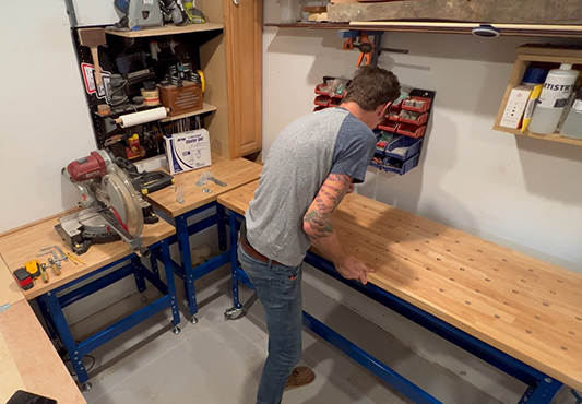 Workspace Setup Tips With Kreg Universal Benches