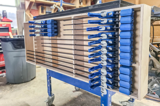 Clamp Rack for Kreg VersaGrip Clamps
