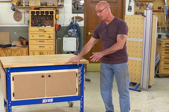 Video: Adding Storage To Your Kreg Workbench