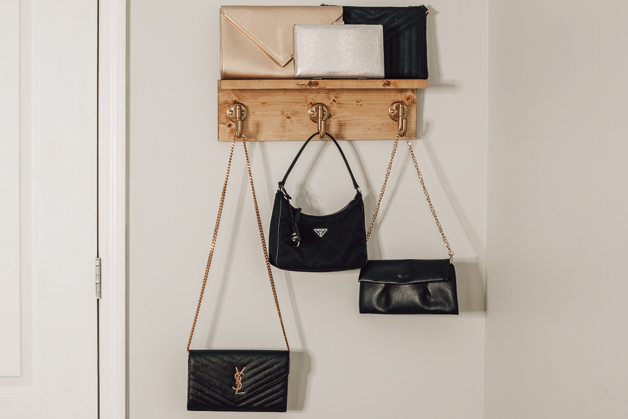 DIY Purse Rack