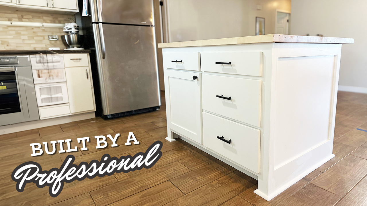 Classic Shaker Style Kitchen Island