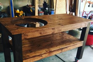 XL Big Green Egg Table