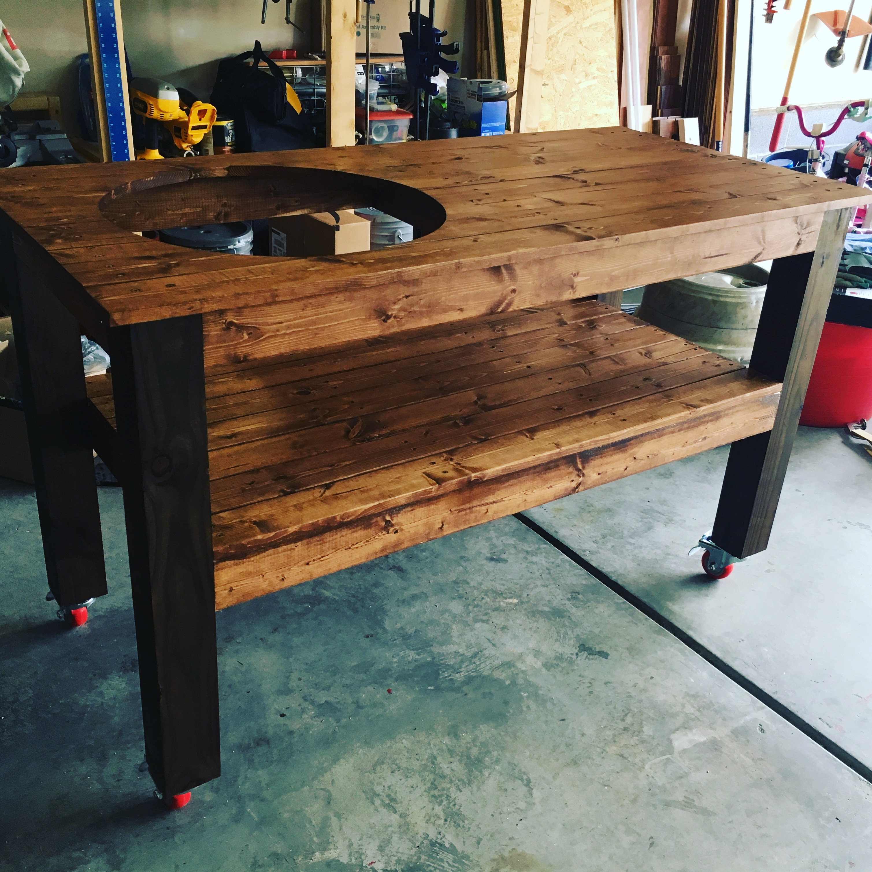 XL Big Green Egg Table