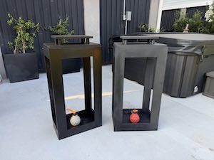 Oversized outdoor lantern