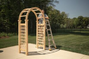 Arched Garden Arbor